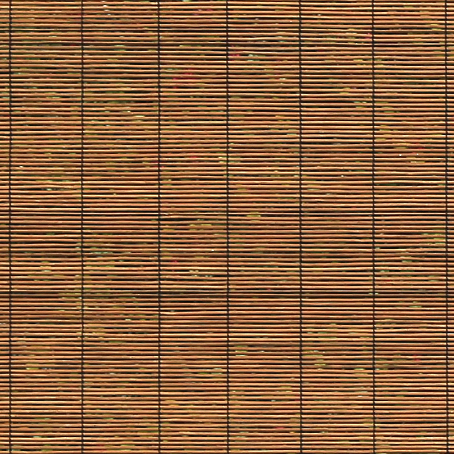 Bamboo Blinds, Imperial Cordless Blinds for Windows, Fruitwood Finish, 72" X 72"