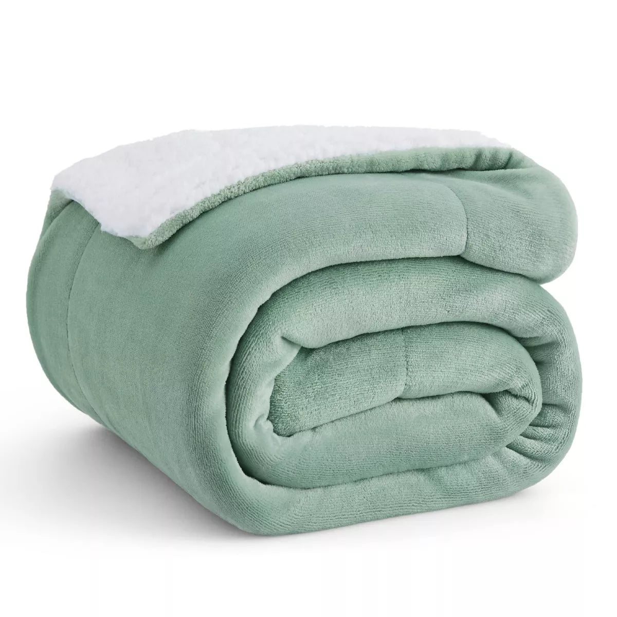 Bedsure Faux Wool Blanket–Solid Color Throw, Ultra Soft and Warm Reversible Blanket for Bed or Couch