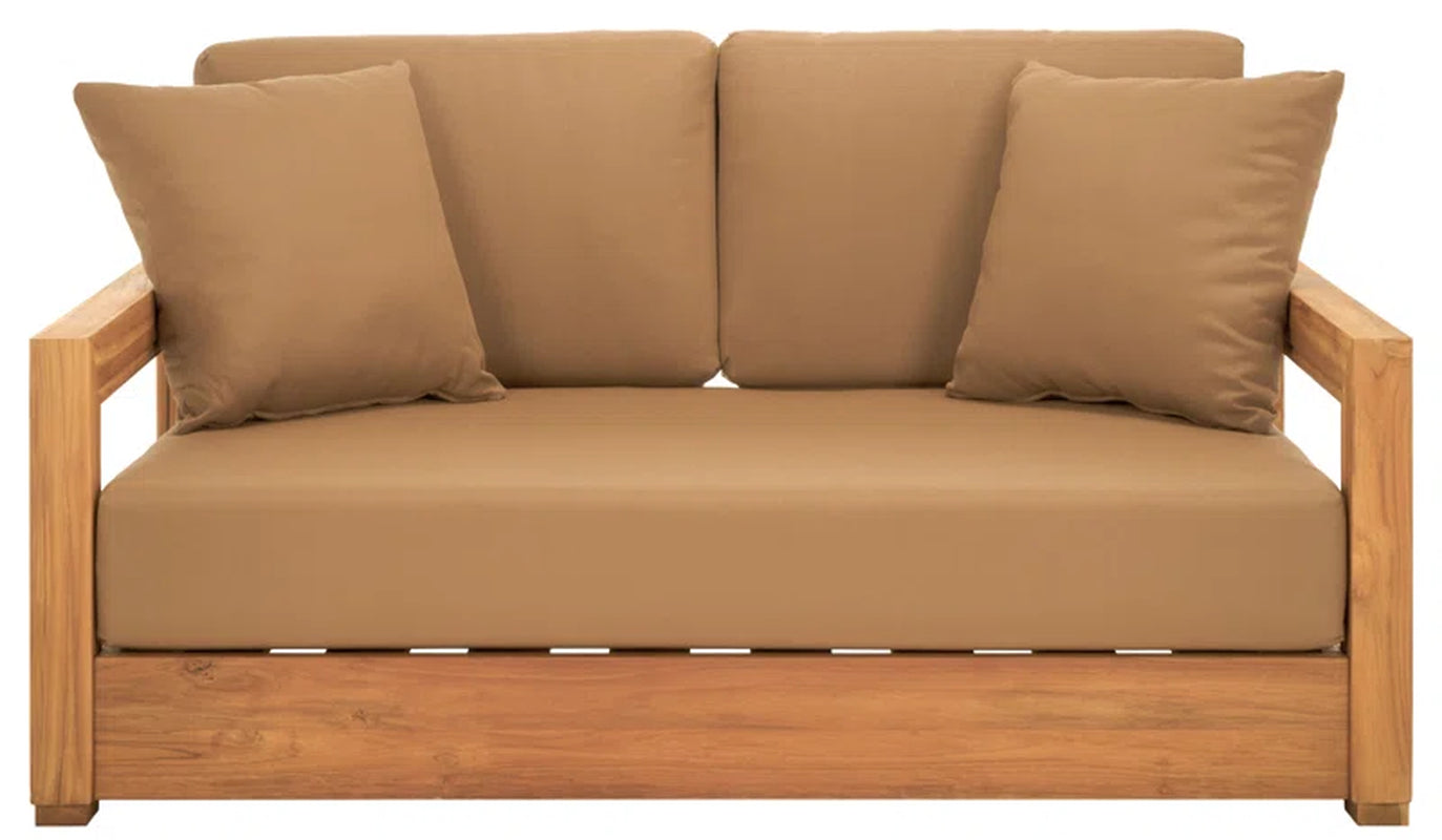 Melrose 52.75" Wide Loveseat with Cushions