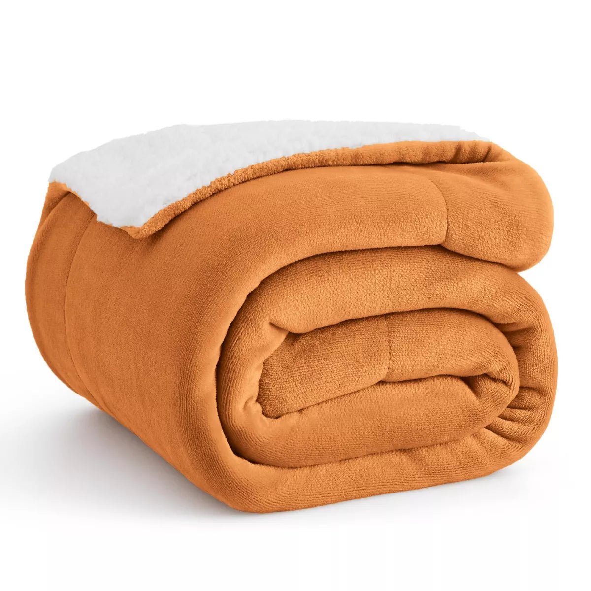 Bedsure Faux Wool Blanket–Solid Color Throw, Ultra Soft and Warm Reversible Blanket for Bed or Couch