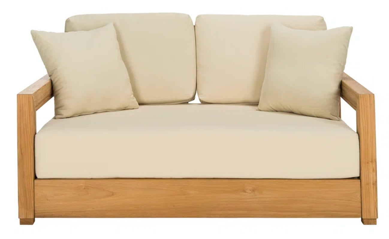 Melrose 52.75" Wide Loveseat with Cushions