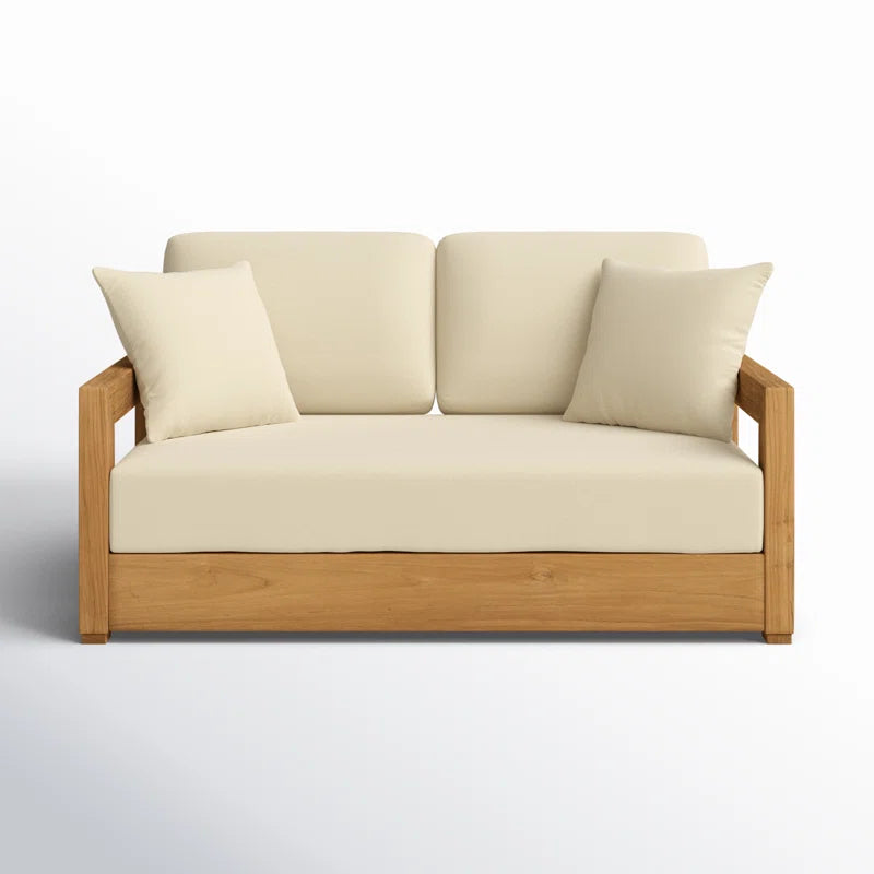 Melrose 52.75" Wide Loveseat with Cushions