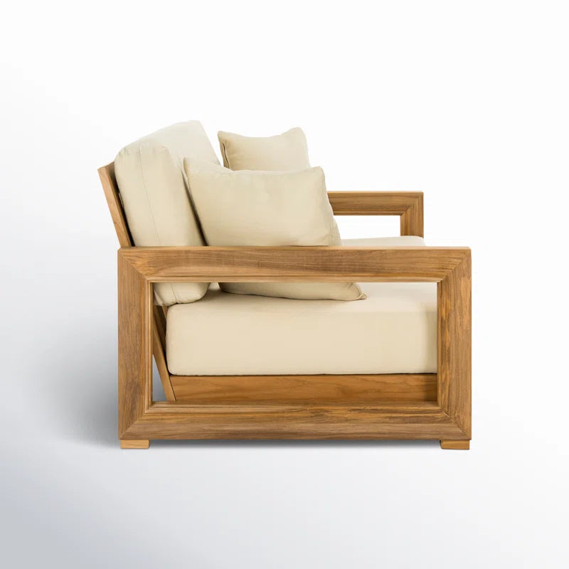 Melrose 52.75" Wide Loveseat with Cushions
