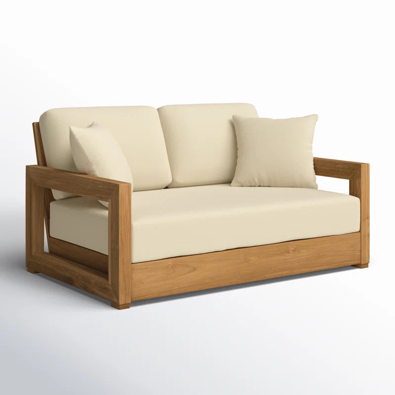 Melrose 52.75" Wide Loveseat with Cushions