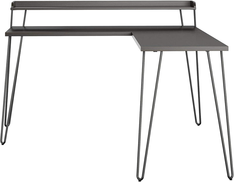 Haven L-Desk with Riser, Espresso