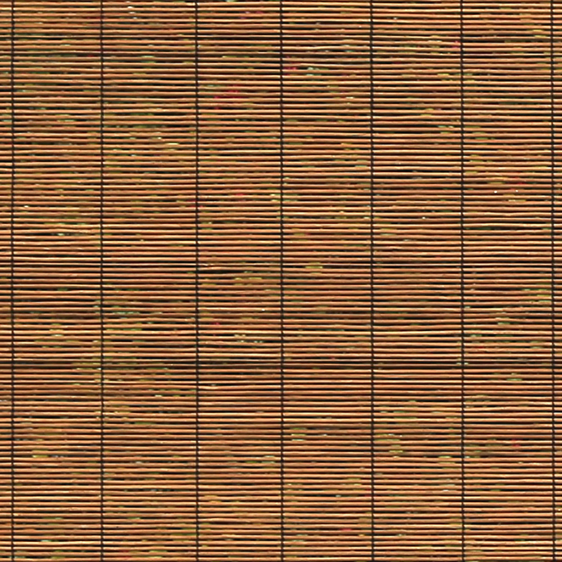 Bamboo Blinds, Imperial Cordless Blinds for Windows, Fruitwood Finish, 72" X 72"
