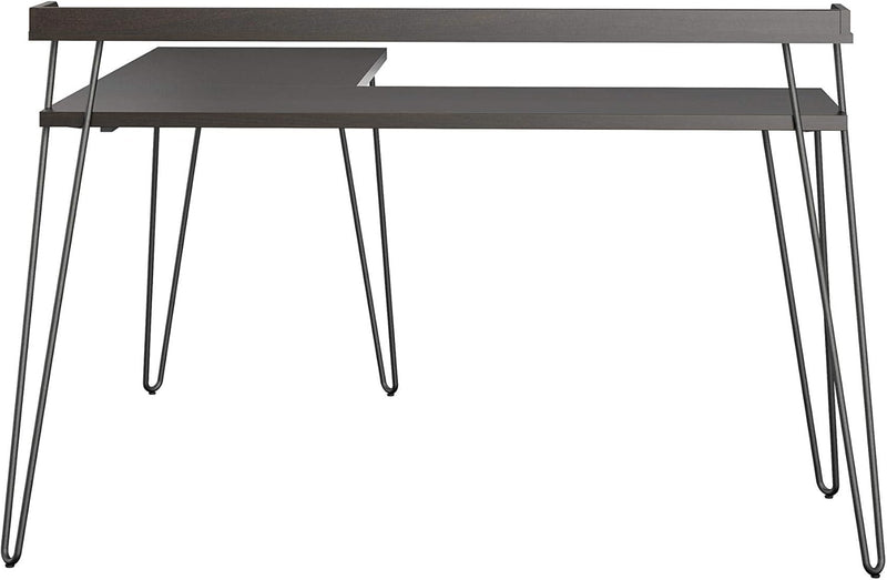Haven L-Desk with Riser, Espresso