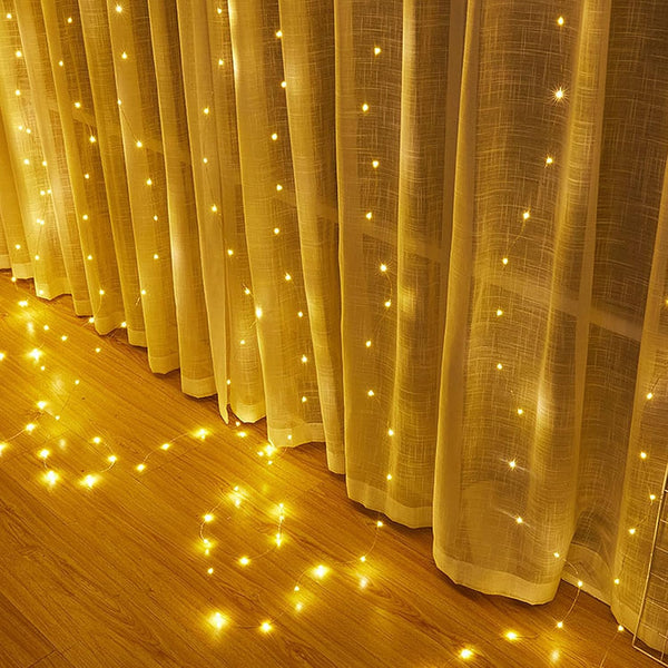 Enchanting 33 Ft LED Christmas String Lights - Battery Operated Copper Wire Fairy Lights for Indoor & Outdoor Holiday Decor