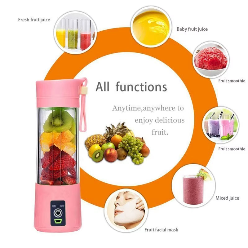Wireless Juicer Household Fruit Cup Mini Portable Blender Cup USB Charging Small Juicer