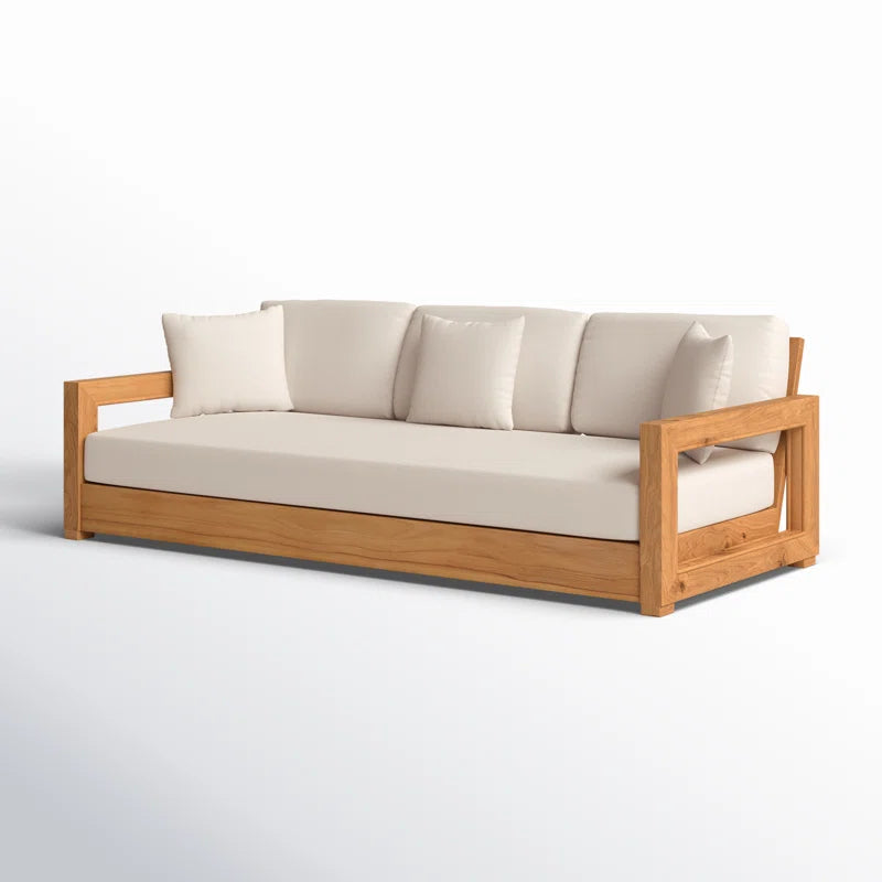 Melrose 76.55'' Teak Outdoor Sofa