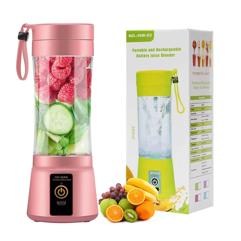Wireless Juicer Household Fruit Cup Mini Portable Blender Cup USB Charging Small Juicer