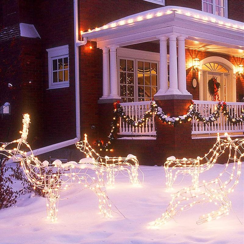 Enchanting 33 Ft LED Christmas String Lights - Battery Operated Copper Wire Fairy Lights for Indoor & Outdoor Holiday Decor