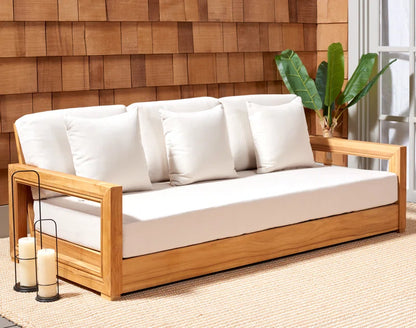 Melrose 76.55'' Teak Outdoor Sofa