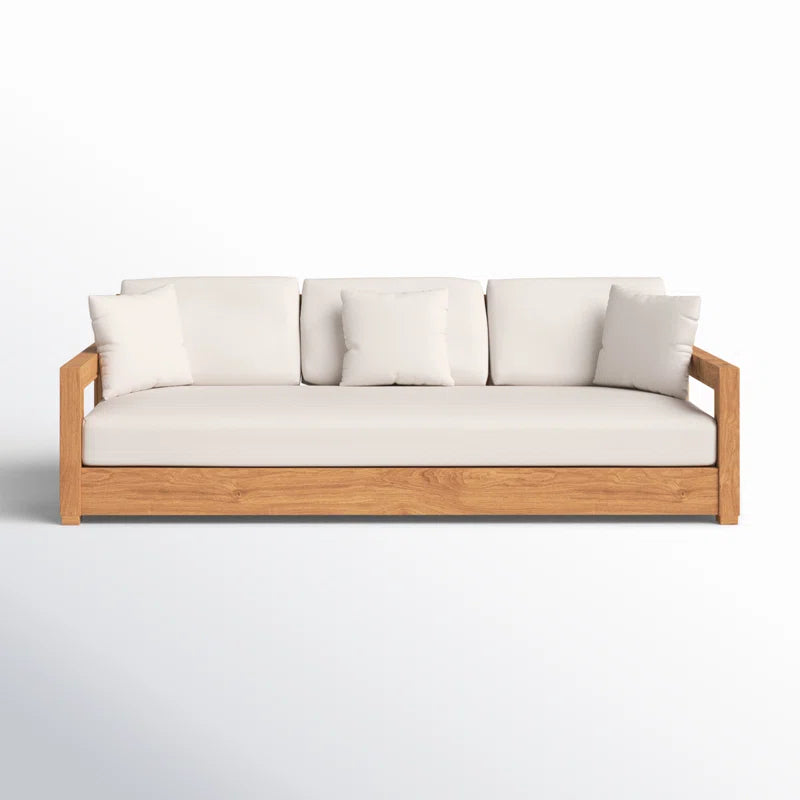 Melrose 76.55'' Teak Outdoor Sofa