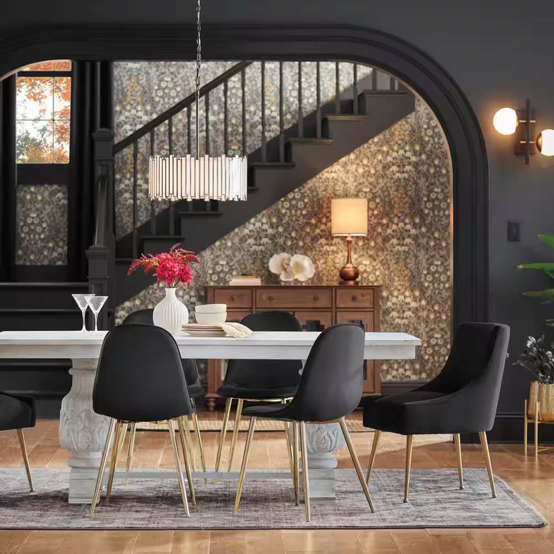 6 In., 6 In. White Ceramic Decorative Vase with Varying Patterns (Set of 3)