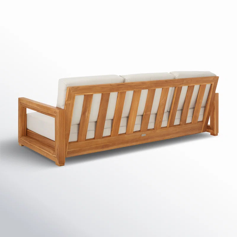 Melrose 76.55'' Teak Outdoor Sofa